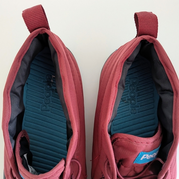 People Footwear Burgundy Slip-On Booties – Men’s Size 8 - Picture 5 of 7